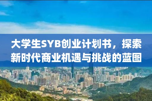 大学生SYB创业计划书，探索新时代商业机遇与挑战的蓝图