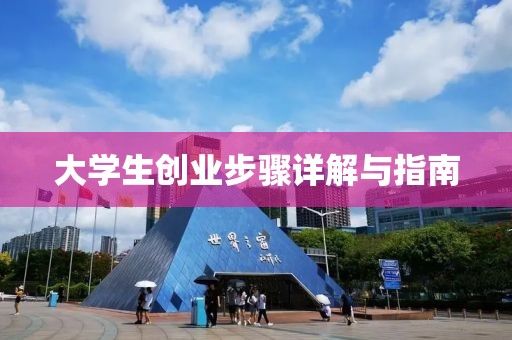 大学生创业步骤详解与指南