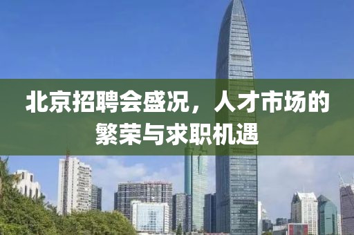 北京招聘会盛况，人才市场的繁荣与求职机遇