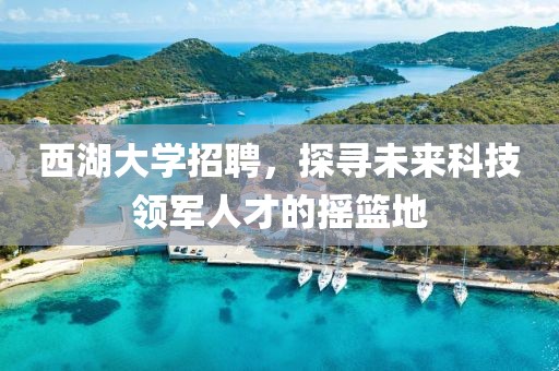 西湖大学招聘，探寻未来科技领军人才的摇篮地