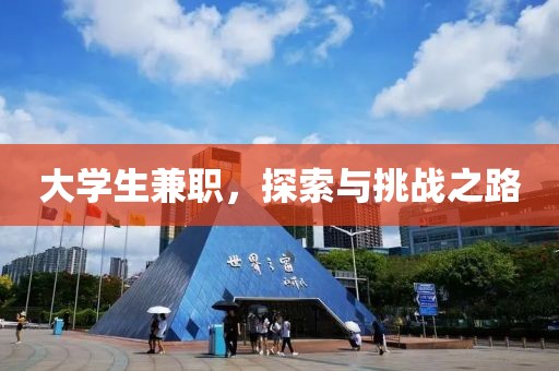 大学生兼职，探索与挑战之路