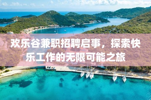 欢乐谷兼职招聘启事，探索快乐工作的无限可能之旅